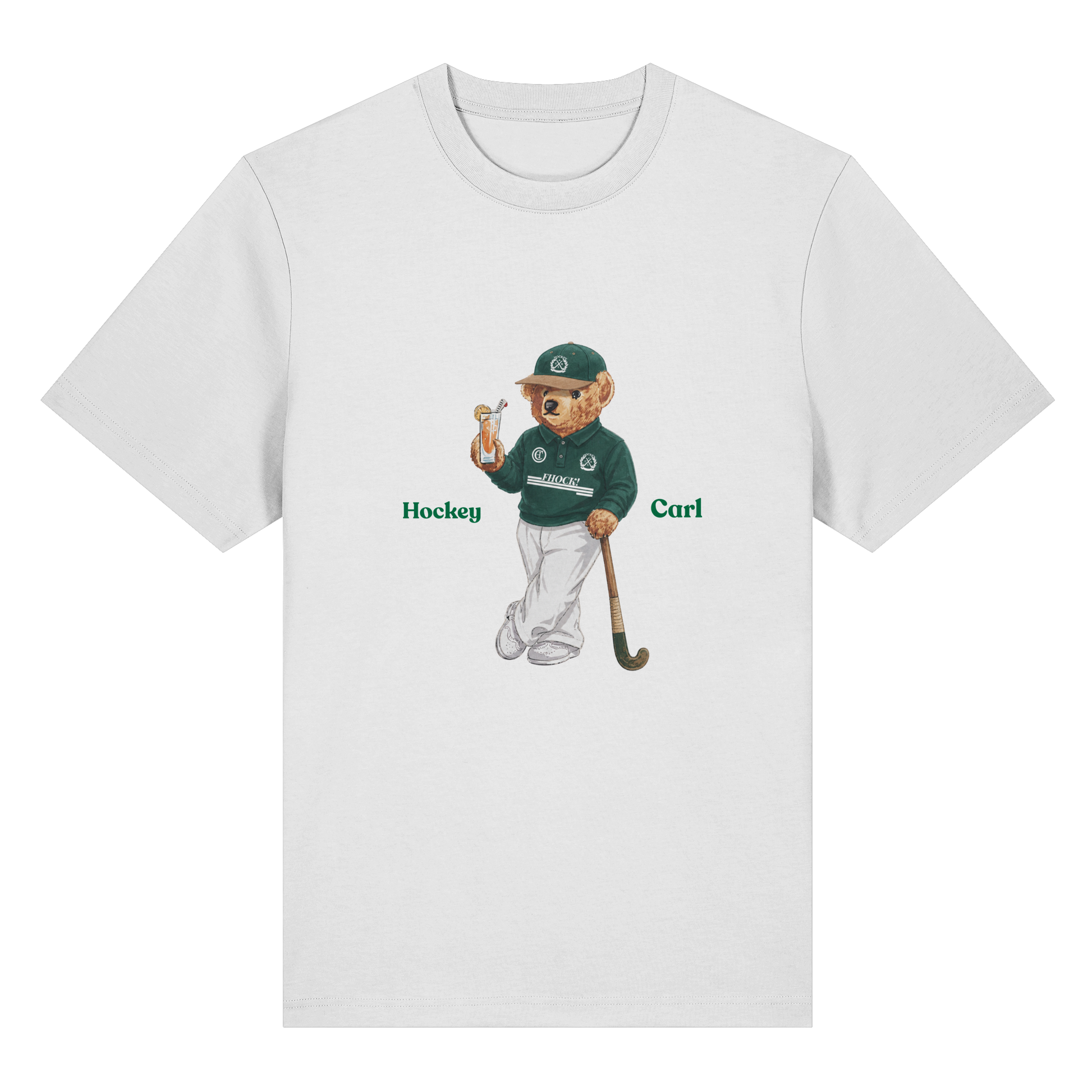 Hockeycarlbear - Organic Heavy Shirt - Hockeycarl