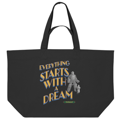 Everything starts with a Dream  - Organic Shopping-Bag - Hockeycarl