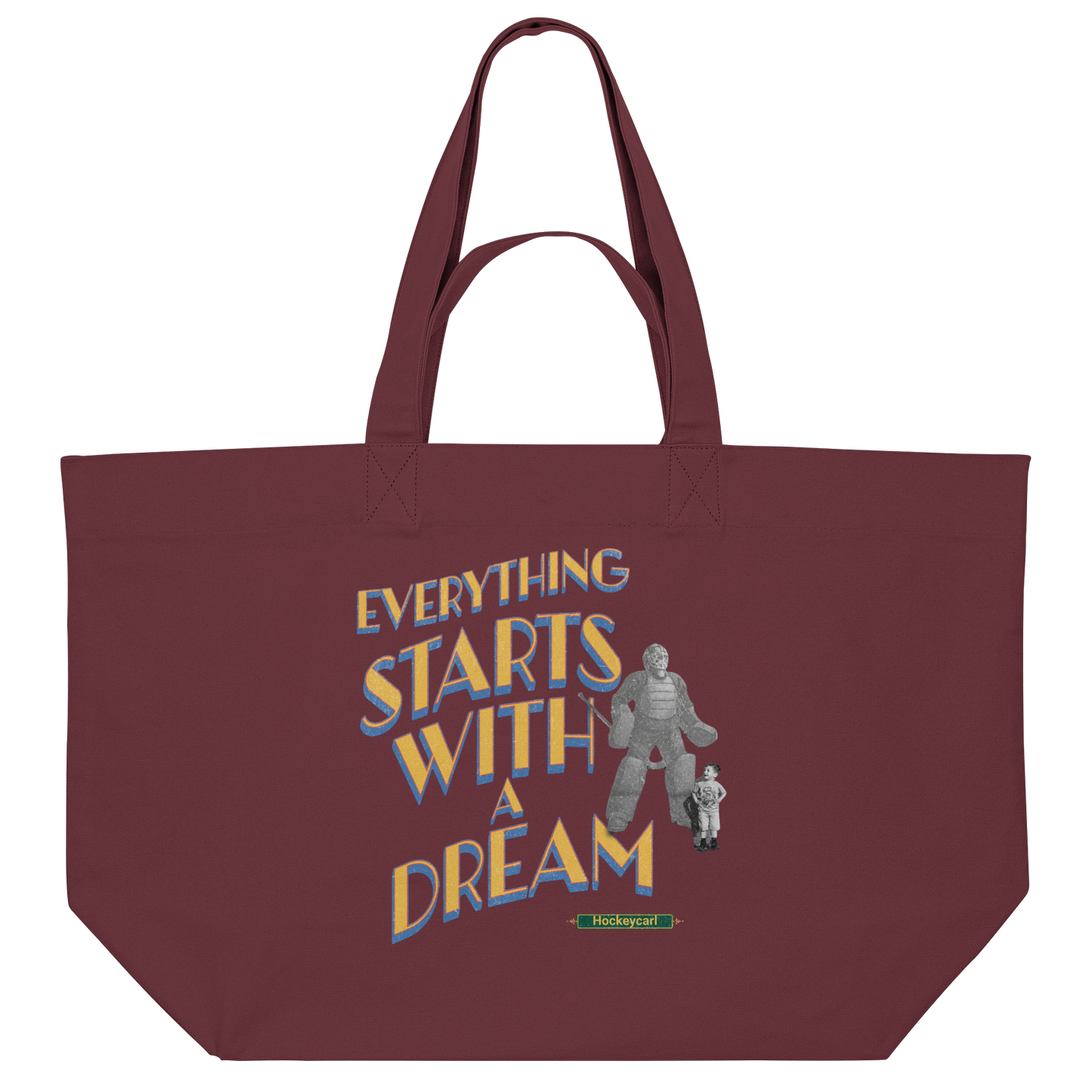 Everything starts with a Dream  - Organic Shopping-Bag - Hockeycarl