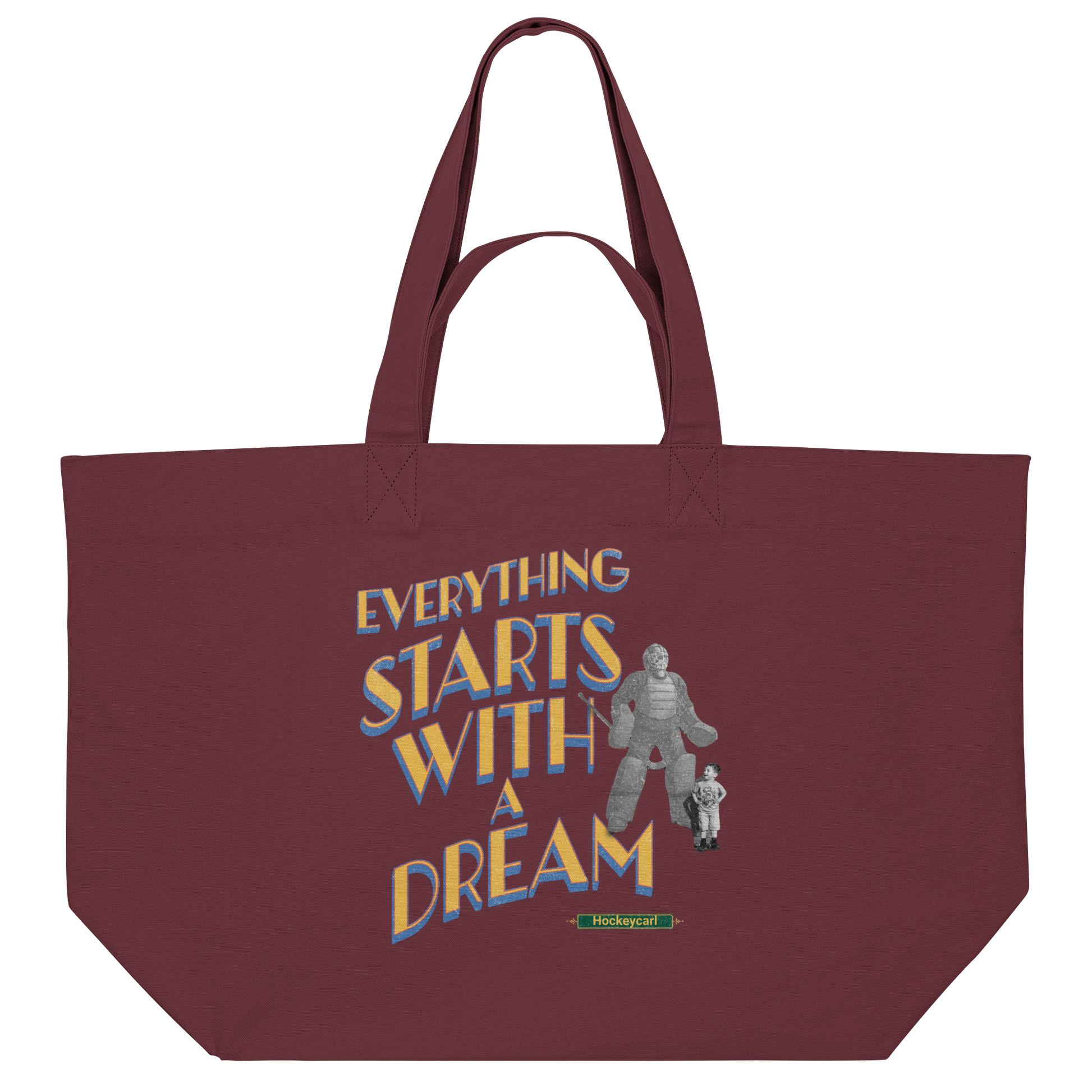 Everything starts with a Dream  - Organic Shopping-Bag - Hockeycarl