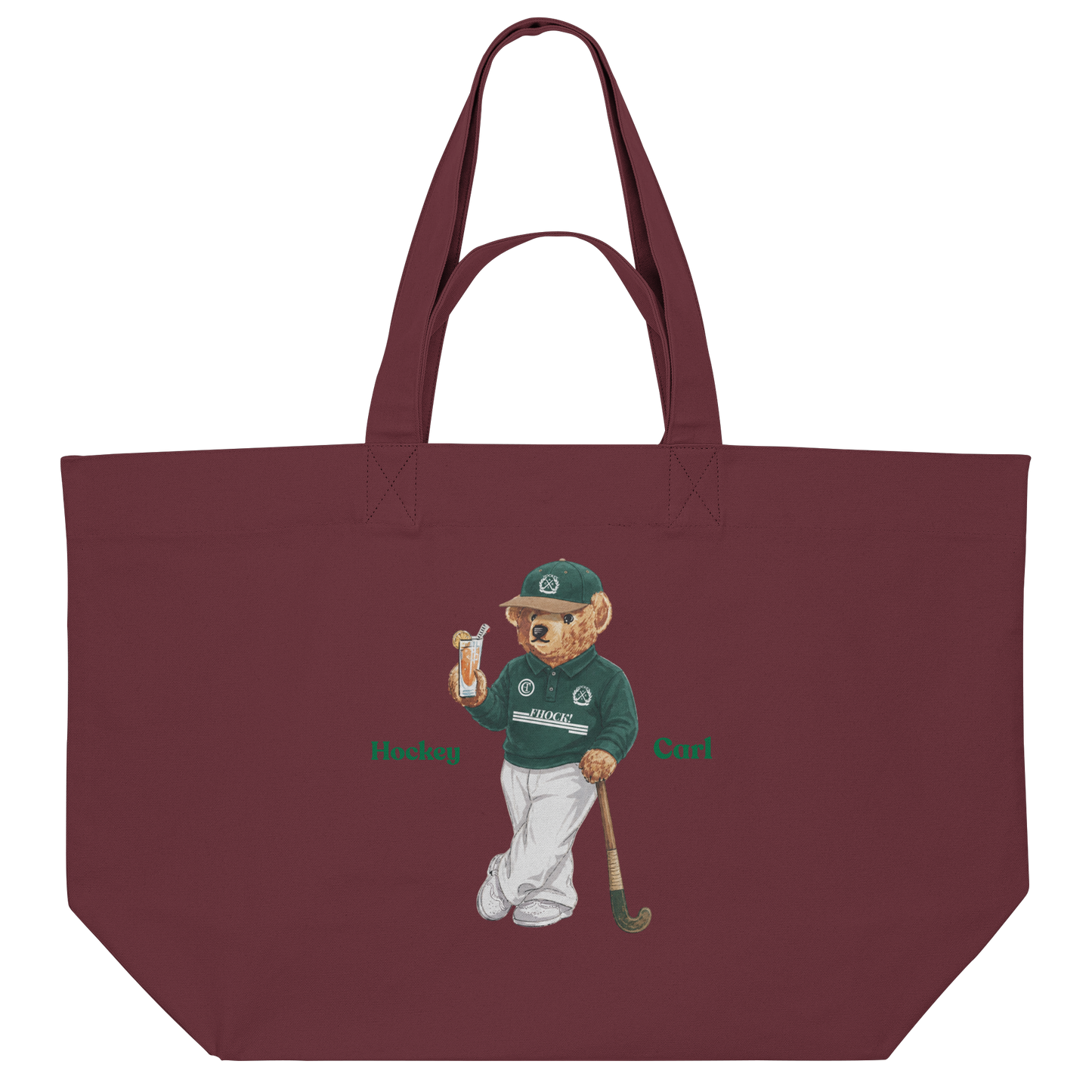 Hockeycarlbear - Organic Shopping-Bag - Hockeycarl
