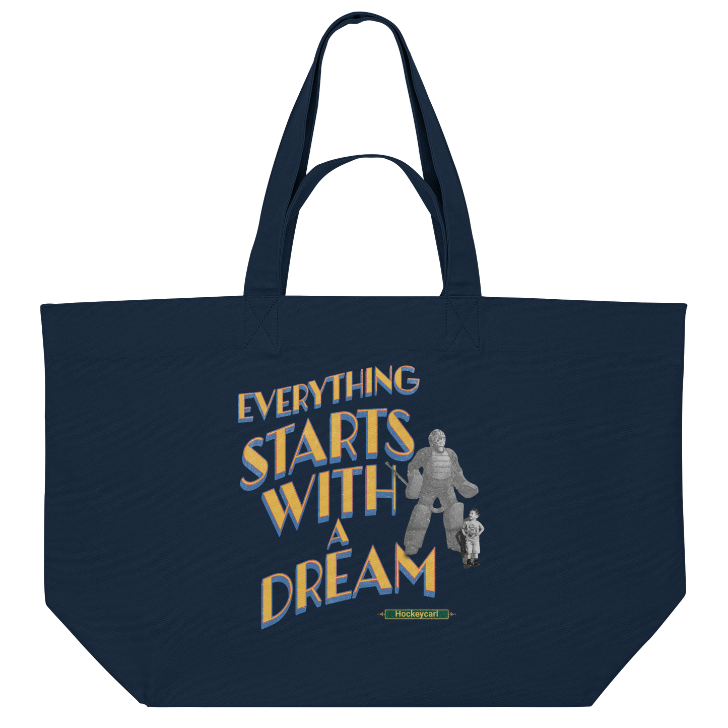 Everything starts with a Dream  - Organic Shopping-Bag - Hockeycarl