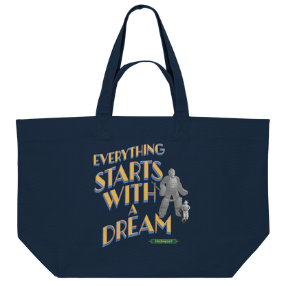 Everything starts with a Dream  - Organic Shopping-Bag - Hockeycarl
