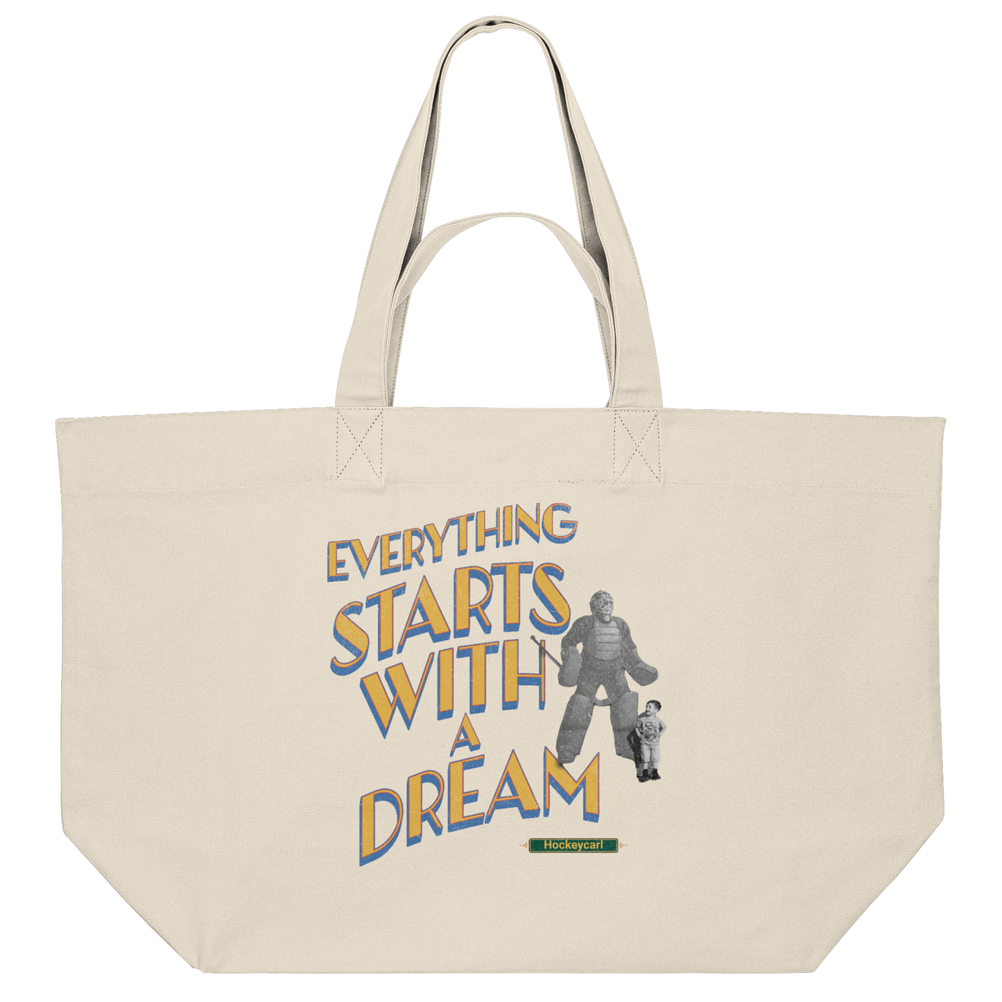 Everything starts with a Dream  - Organic Shopping-Bag - Hockeycarl