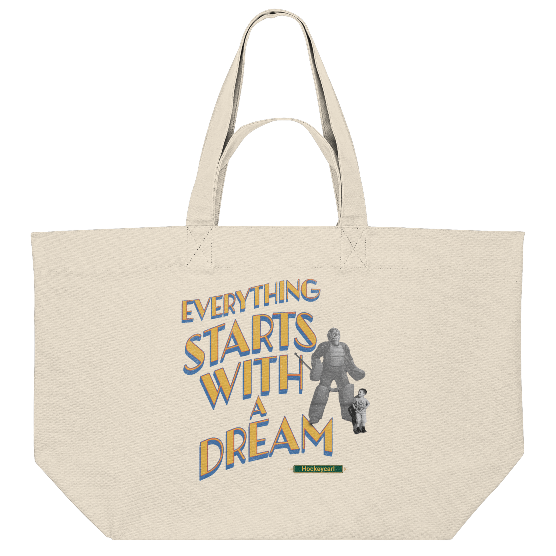 Everything starts with a Dream  - Organic Shopping-Bag - Hockeycarl