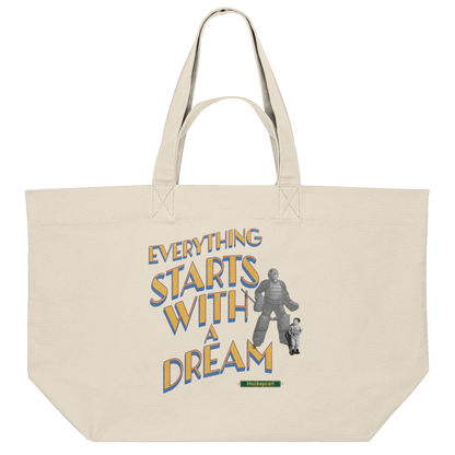 Everything starts with a Dream  - Organic Shopping-Bag - Hockeycarl