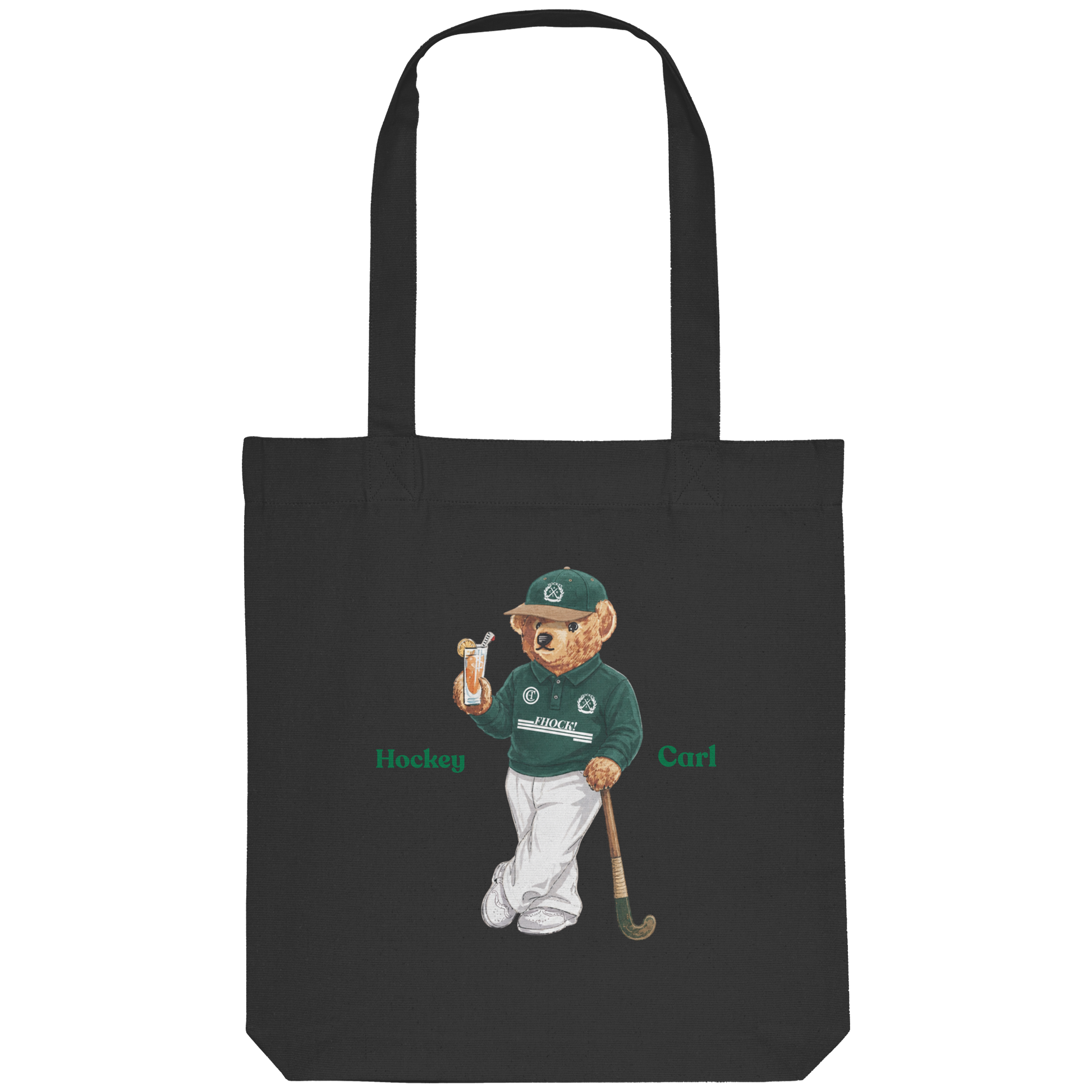Hockeycarlbear - Organic Tote-Bag - Hockeycarl