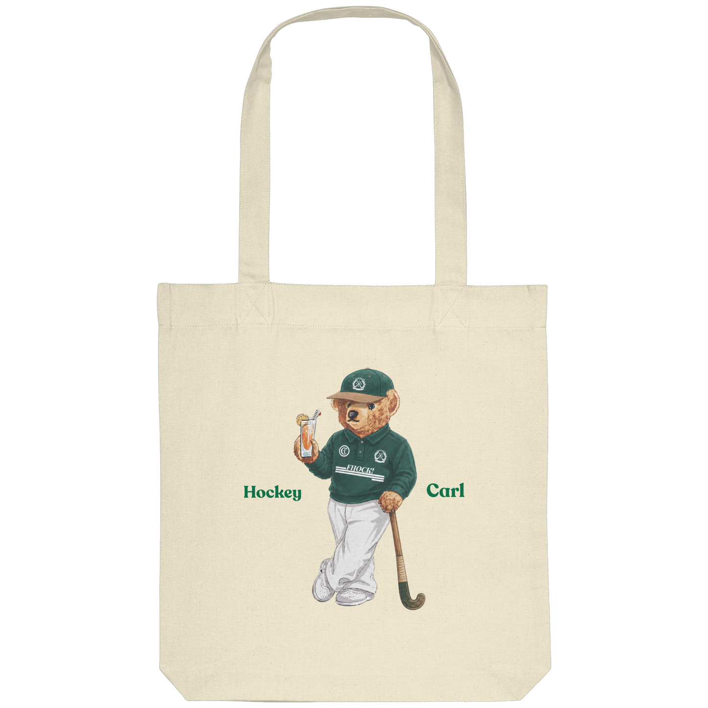 Hockeycarlbear - Organic Tote-Bag - Hockeycarl