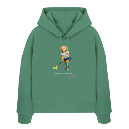 Hockeybear  - Womens Organic Boxcut Hoodie - Hockeycarl