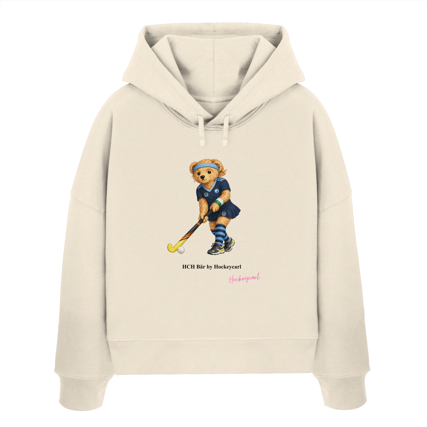 Hockey-Club Bad Homburg Bär - Womens Organic Boxcut Hoodie - Hockeycarl
