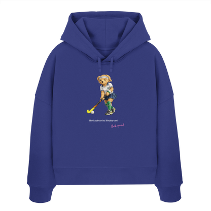 Hockeybear  - Womens Organic Boxcut Hoodie - Hockeycarl